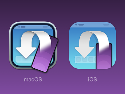Transloader 3 – macOS and iOS App Icon app icon icon ios ios icon ipad icon ipados iphone icon macos redesign sketch.app work