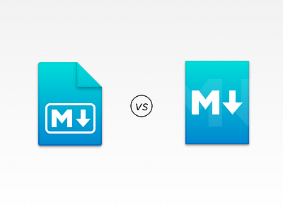 MacDown Document Icon blue icon opensource redesign sketch.app
