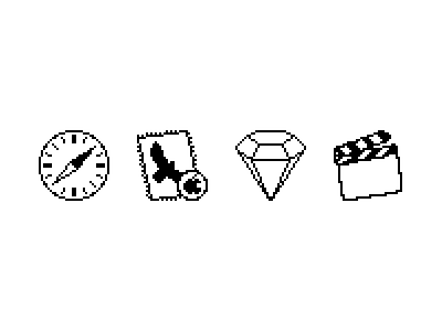 1-Bit Mac OS X (Icons)