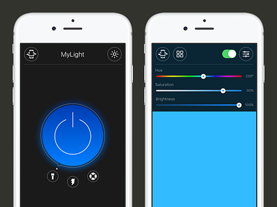 MyLight FREE – UI Design apple fingercoding iphone ui light private sketch.app