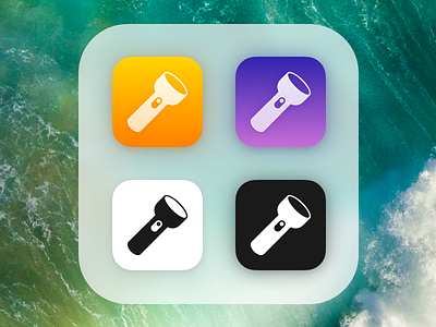 alternate flashlight app icons for MyLight