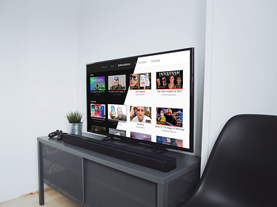 Youtube Apple Tv Redesign By Alexander Kassner On Dribbble