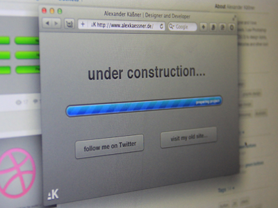 Website under construction… private website