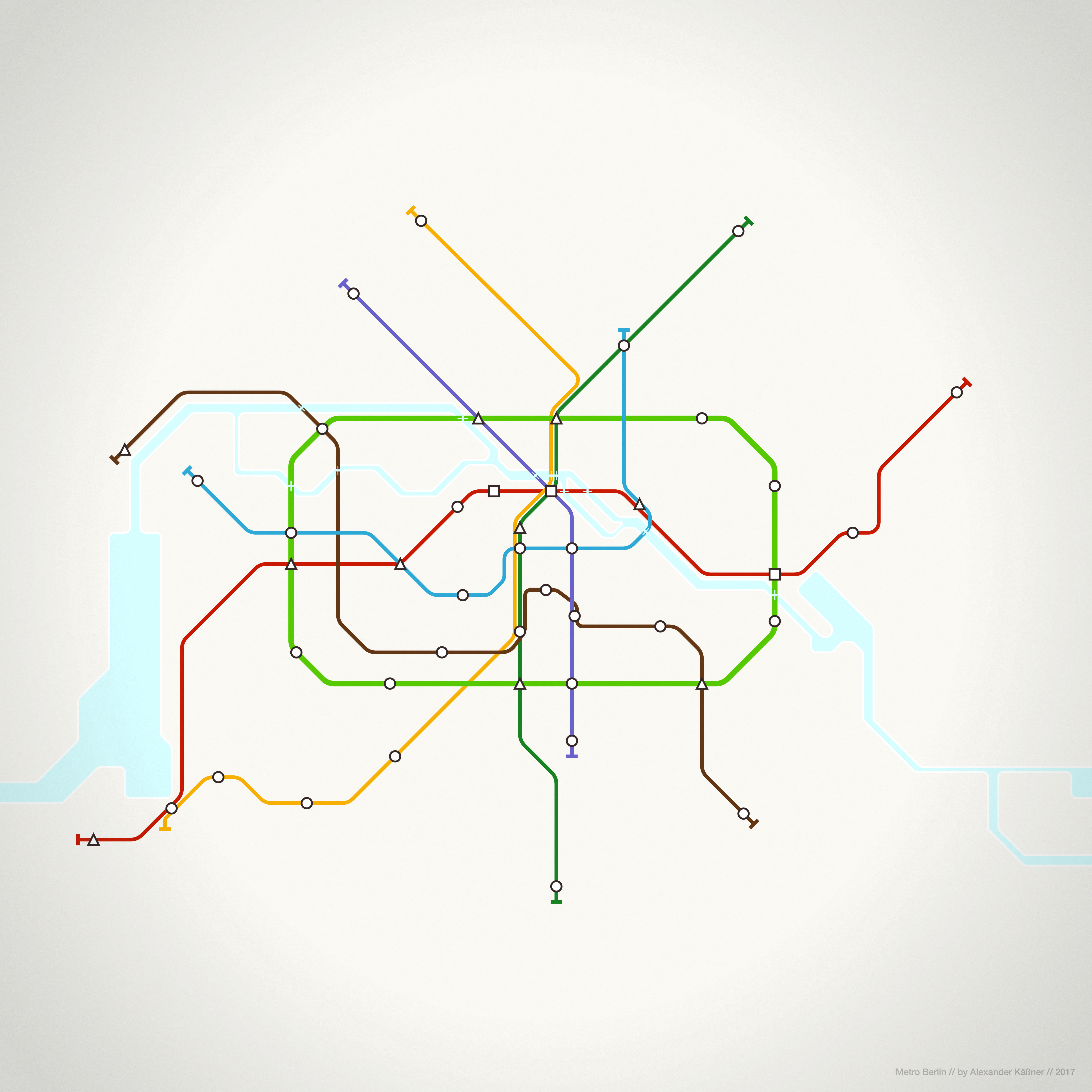 Берлинское метро карта