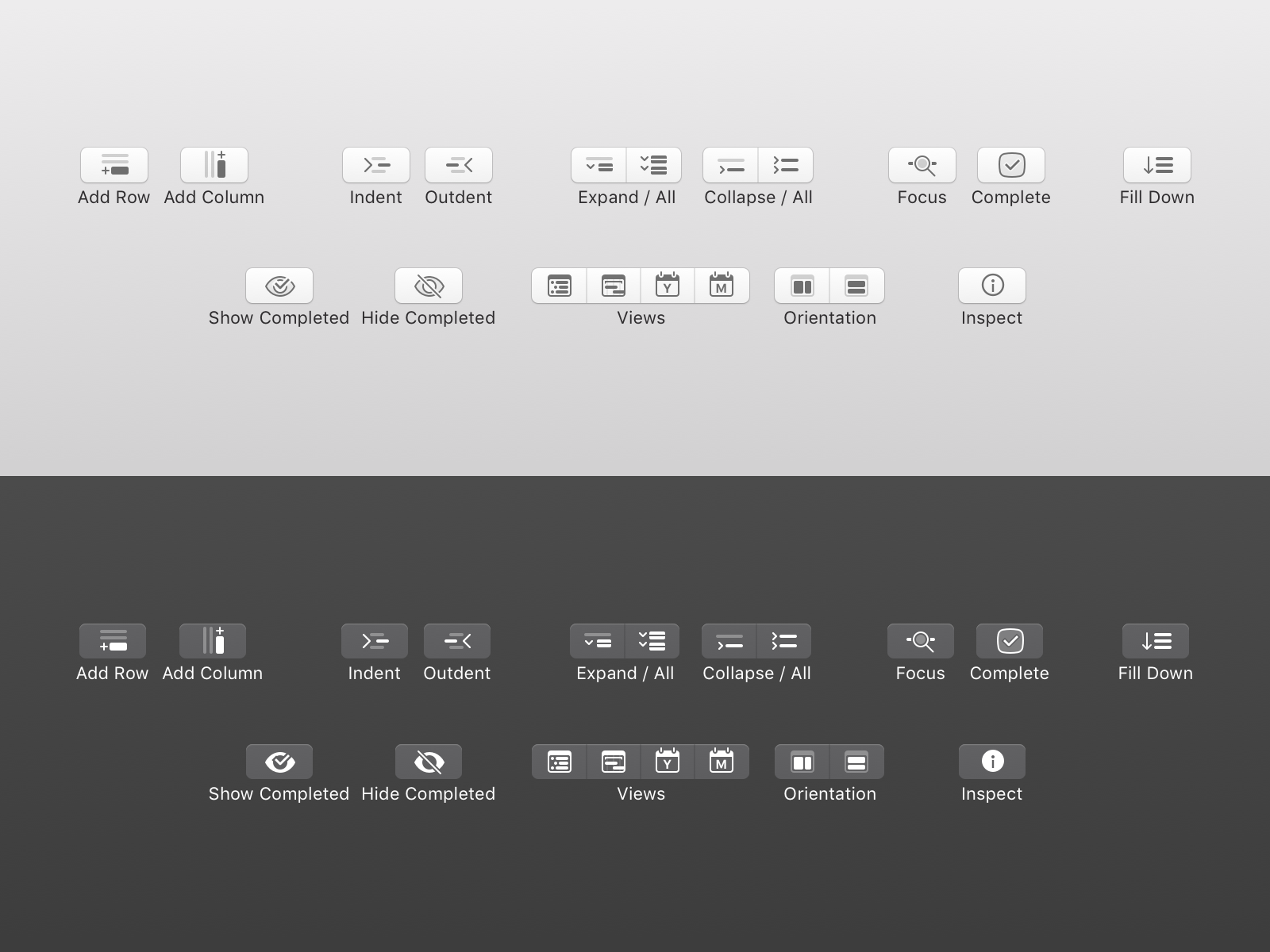 Toolbar Icons for macOS toolbar icon toolbar mac ui icon work sketch.app