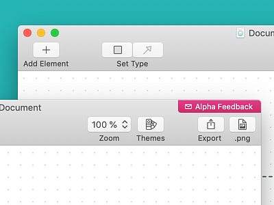 Diagrams App - macOS Toolbar Icons icon mac ui sketch.app toolbar toolbar icons work