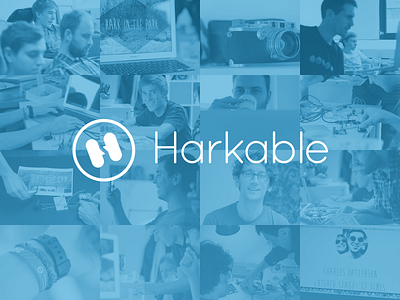 Team Harkable agency design logo mark social team technology ui web