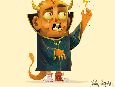 diable character design characterdesign illustrateur illustration illustration art illustrator kids illustration monster