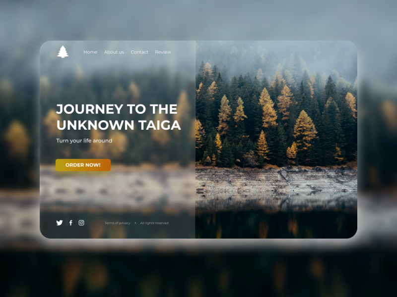 Travel landing by Alex on Dribbble