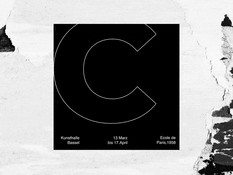 C-poster animation cinema4d kinetictype kinetictypography poster design typography typography poster