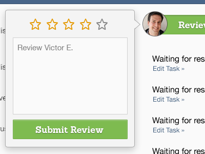 Rate & Review feedback rate rating review