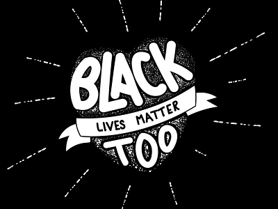 #BlackLivesMatter black lives matter dark design hand drawn handlettering illustration racism stop t shirt design typography vector