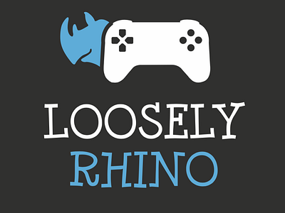 Loosely Rhino - Youtube Gaming Channel Logo