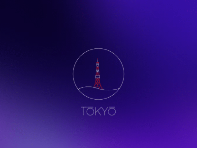 Tokyo after effects japan noel picto snow tokyo tower winter