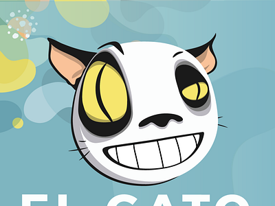 El Gato Productions' New Logo cat design flat gato graphic design icon illustration logo vector