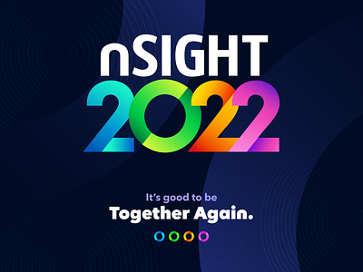 nSIGHT 2022 Conference branding design logo typography