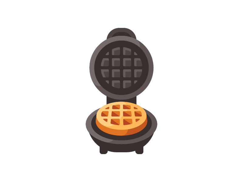 flat waffle iron