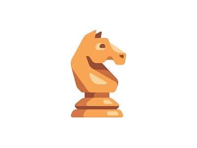 Knight Chess Piece by Petar Shalamanov on Dribbble