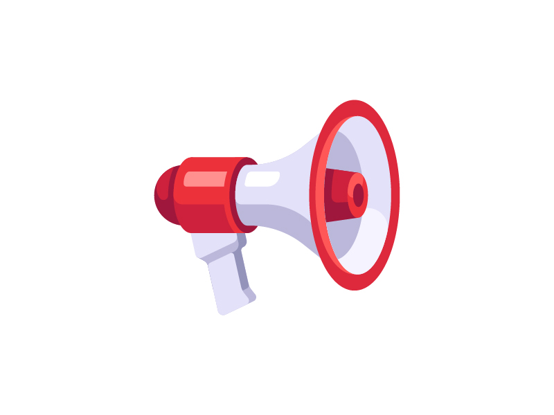 Megaphone by Ivan Dubovik on Dribbble