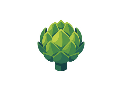 Artichoke artichoke daily design flat icon illustration vector