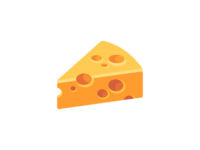 Cheese cheese daily design flat food icon illustration vector