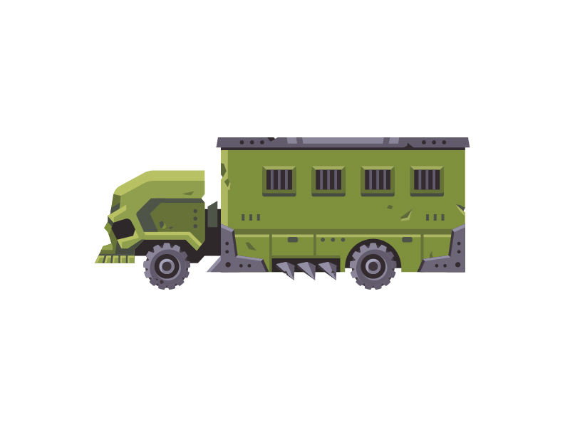 Paddy wagon 2 belarus flat illustration paddy wagon vector