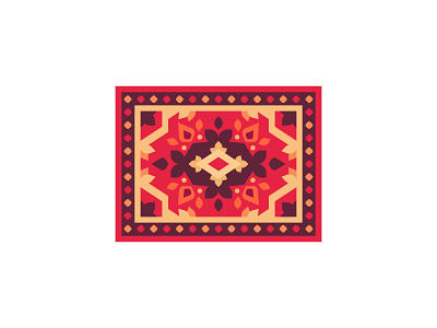 Carpet carpet daily design flat icon illustration vector