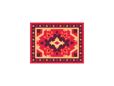 Carpet carpet daily design flat icon illustration vector