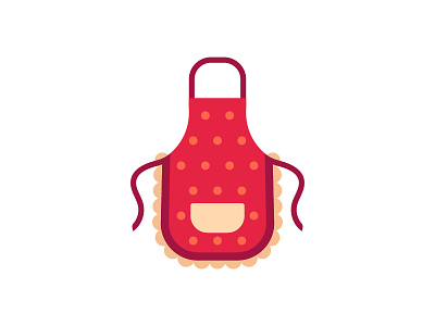 Apron apron daily design flat icon illustration kitchen vector