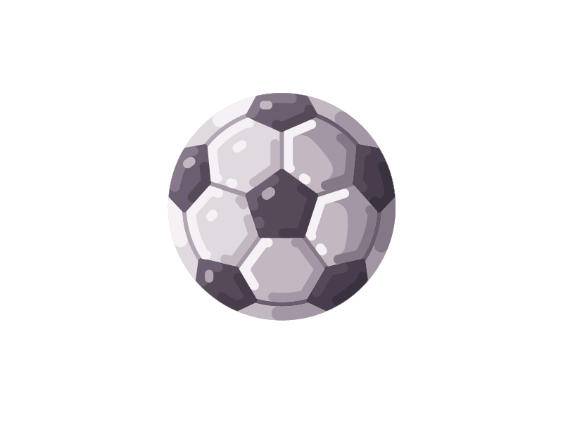 Football championsip world cup fifa ball icon soccer football illustration vector design flat