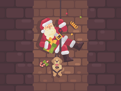 Down the chimney