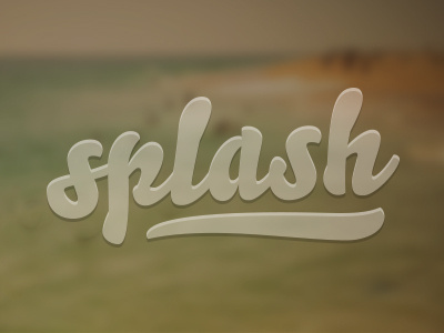 Splash logo logo splash