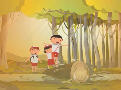 illustration vector for short movie animation 2d animation graphic design illustraion nature short animation vector