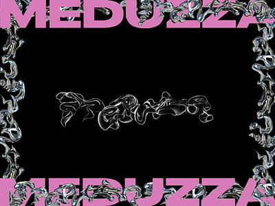 meduzza 3d brutalism font futurism hiphop rap
