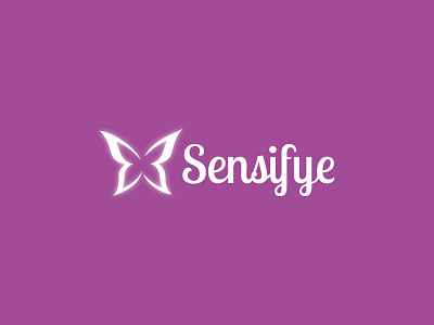 Sensifye logo blog butterfly fly freedom insect light logo purple