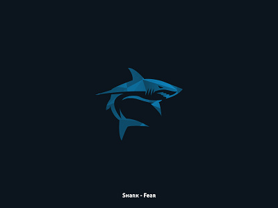 Shark - Fear // Flat logo