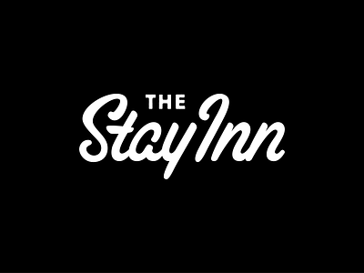Welcome to The Stay Inn brand coronavirus covid covid 19 covid19 logo logotype script stayhome type typography