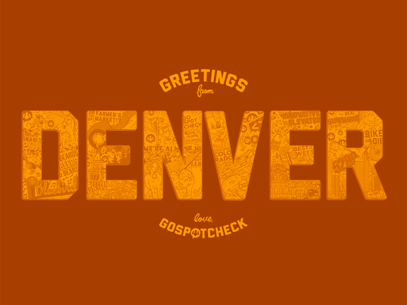 Greetings from Denver animation css css3 denver liberator svg transition type typography vector