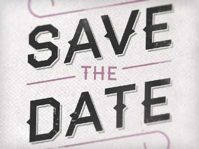 Save The Date grey save the date type typography