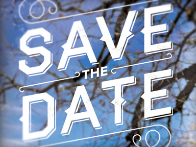 Save the Date Type haymaker save the date type typography
