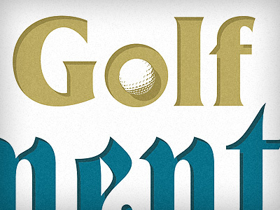 Golf Tournament Logo Concept