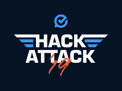GoSpotCheck Hackattack 2019 Logo hackathon logo top gun