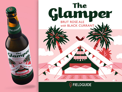 The Glamper Beer Label