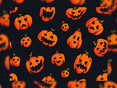 Pumpkins Pattern halloween hand drawn illustration pattern pumpkin pumpkins spooky
