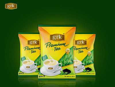 Tea Packet Design biscuit packaging branding chips packet design coffee pouch design design illustration packaging design paqckaging print design print designer typography