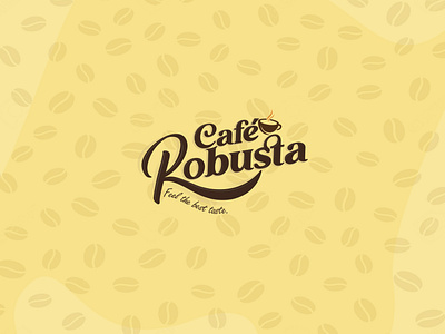 Café Robusta Brand Logo Making Project biscuit packaging branding cafe brand logo cafe logo café chips packet design design illustration packaging design pouch design print design