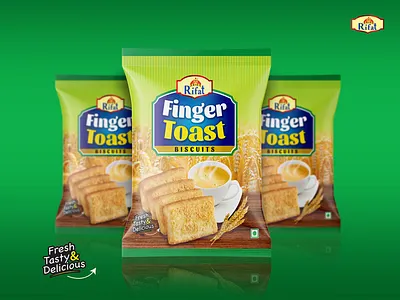 Toast Packet Design biscuit packaging branding chips packet design design illustration packaging design pouch design print design toast packet design