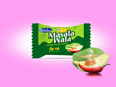 Bridge Masala Wala Candy Packet Design