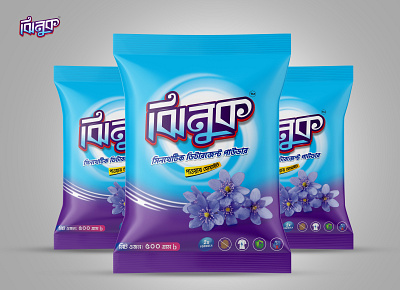 Detergent Powder Packet Design biscuit packaging branding chips packet design design detergent powder packet design illustration packaging design pouch design print design