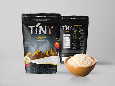 Aromatic Rice Packaging Design branding design paqckaging print design print designer